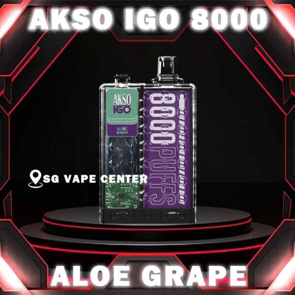 AKSO IGO 8000 DISPOSABLE - SG VAPE CENTER Akso IGO 8000 Disposable Vape is a high-capacity device designed for an extended vaping experience.Beside, the device comes pre-filled with 15ml of e-liquid, which is available in a range of delicious flavors and nicotine strengths. Akso IGO Vape features an ergonomic design that is comfortable to hold and use. It mouthpiece is designed to enhance the vaping experience, and the device is draw activated, making it easy to use. Akso IGO 8000 puffs disposable is portable, making it easy to carry in a pocket .Its compact design does not compromise on performance, deliver smooth vapor production with every puff.  Specification : Puff : 8000 Puffs Volume : 15ML Flavour Charging : Rechargeable with Type C Coil : Mesh Coil Fully Charged Time : 20mins Nicotine Strength : 5%  ⚠️AKSO IGO 8000 FLAVOUR LINE UP⚠️ Aloe Grape Apple Yakult Blackcurrant Ice Caramel Cookies Caramel Mocha Freezy Cola Guava Honeydew Lychee Rose Mango Ice Mango Peach Mix Berries Nutty Tobacco Passion Fruit Yakult Rootbeer Rootbeer Float Strawberry Cheese Strawberry Ice Cream Strawberry Kiwi Strawberry Yakult Vanilla Milk Watermelon Ice Yakult Coffee Hazelnut Creme Brulee SG VAPE COD SAME DAY DELIVERY , CASH ON DELIVERY ONLY. TAKE BULK ORDER /MORE ORDER PLS CONTACT ME :  SGVAPECENTER VIEW OUR DAILY NEWS INFORMATION VAPE : TELEGRAM CHANNEL