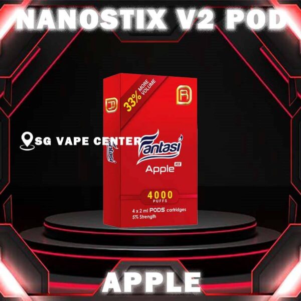 NANOSTIX NEO V2 POD - SG VAPE CENTER NanoPOD V2 is original pod flavour for NanoSTIX Neo V2 device now with 2ml of liquids which is 33% bigger. Available in packs of 4 cartridges of 1 box. Our 2ml NanoPOD Neo come in a wide range of flavors. Don’t be deceived by their compact size; these flavorful little pods contain the equivalent of 45 cigarettes worth of nicotine each, and thanks to our innovative NanoNIC technology using naturally occurring nicotine salts rather than traditional freebase nicotine, delivery is much more efficient. NanoPOD Neo flavors consist of 23 flavors with bigger capacity and bigger satisfaction. Specifications: Capacity 2ml Regular: Nicotine 5% Light: Nicotine 3% Package Included : 1 Pack of 4 Pods ⚠️NANOSTIX V2 POD FLAVOUR LINE UP⚠️ Apple Banana Vanilla Bubblegum Butterscotch Cream Coffee Grape Ice Grapple Guava Hazelnut Coffee Honeydew Jackfruit Kiwi Rockmelon Lemonade Ice Lychee Mango Ice Mix Creamy Pod Mix Fruity Pod Orange Ice Popcorn Caramel Strawberry Apple Strawberry Vanilla Tobacco Classic Tobacco Menthol Velvet Butter Cake SG VAPE COD SAME DAY DELIVERY , CASH ON DELIVERY ONLY. TAKE BULK ORDER /MORE ORDER PLS CONTACT ME :  SGVAPECENTER VIEW OUR DAILY NEWS INFORMATION VAPE : TELEGRAM CHANNEL