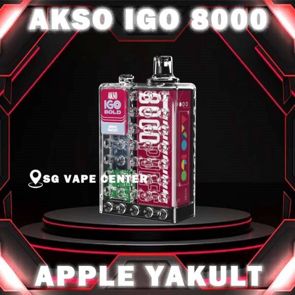 AKSO IGO 8000 DISPOSABLE - SG VAPE CENTER Akso IGO 8000 Disposable Vape is a high-capacity device designed for an extended vaping experience.Beside, the device comes pre-filled with 15ml of e-liquid, which is available in a range of delicious flavors and nicotine strengths. Akso IGO Vape features an ergonomic design that is comfortable to hold and use. It mouthpiece is designed to enhance the vaping experience, and the device is draw activated, making it easy to use. Akso IGO 8000 puffs disposable is portable, making it easy to carry in a pocket .Its compact design does not compromise on performance, deliver smooth vapor production with every puff.  Specification : Puff : 8000 Puffs Volume : 15ML Flavour Charging : Rechargeable with Type C Coil : Mesh Coil Fully Charged Time : 20mins Nicotine Strength : 5%  ⚠️AKSO IGO 8000 FLAVOUR LINE UP⚠️ Aloe Grape Apple Yakult Blackcurrant Ice Caramel Cookies Caramel Mocha Freezy Cola Guava Honeydew Lychee Rose Mango Ice Mango Peach Mix Berries Nutty Tobacco Passion Fruit Yakult Rootbeer Rootbeer Float Strawberry Cheese Strawberry Ice Cream Strawberry Kiwi Strawberry Yakult Vanilla Milk Watermelon Ice Yakult Coffee Hazelnut Creme Brulee SG VAPE COD SAME DAY DELIVERY , CASH ON DELIVERY ONLY. TAKE BULK ORDER /MORE ORDER PLS CONTACT ME :  SGVAPECENTER VIEW OUR DAILY NEWS INFORMATION VAPE : TELEGRAM CHANNEL