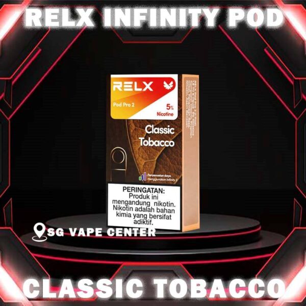 RELX INFINITY POD - SG VAPE CENTER Welcome to the world of RELX INFINITY POD , where convenience and flavor collide. As the epitome of vaping convenience, our diverse collection of vape pods offers a seamless experience for vapers on the go. Engineered to be portable and user-friendly, our top-rated pod vapes feature pre-filled e-liquid options, making maintenance a breeze and catering to various compact devices. Discover out signature Menthol Xtra 5% Nicotine flavor, alongside popular options like Infinity Pod Watermelon Ice , Tangy Grape , Mint Freeze , Jasmine Green Tea, Strawberry Burst, and Oolong Tea. For those craving extra sweetness, you can also enjoy Root Brew or Dark Sparkle flavors. Specifications : Capacity: 2ml Life Span: 500-650 puff Package Include : 1 Pack of 3 Pods ⚠️RELX INFINITY POD COMPATIBLE WITH⚠️ DD Cube Device Relx Infinity Device Relx Phantom Device Relx Infinity 2 Device Lana Infinity Device ⚠️RELX INFINITY POD FLAVOUR LINE UP⚠️ Blueberry Splash Crisp Apple Jasmine Green Tea Pink Guava Root Brew Honey Pomelo Fresh Peach Lychee Ice Lemon Zest Honeydew Melon Iced Latte White Coffee Thai Milk Tea Smooth Mango Orange Sparkle Strawberry Burst Dark Sparkle Lime Sparkle Banana Freeze Ludou Ice Lime Ice Taro Scoop Oolong Tea LongJing Tea Iced Black Tea Tangy Grape Watermelon Ice Menthol Xtra Mint Freeze Lemon Mint Rich Tobacco Classic Tobacco Menthol Extra 0mg Watermelon Ice 0mg SG VAPE COD SAME DAY DELIVERY , CASH ON DELIVERY ONLY. TAKE BULK ORDER /MORE ORDER PLS CONTACT ME :  SGVAPECENTER VIEW OUR DAILY NEWS INFORMATION VAPE : TELEGRAM CHANNEL