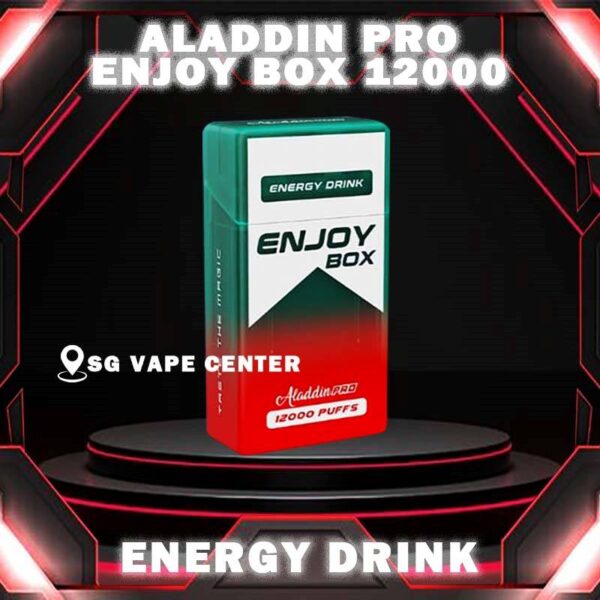 ALADDIN PRO ENJOY BOX 12000 DISPOSABLE - VAPE SINGAPORE SG COD Discover the latest Aladdin Pro Enjoy Box 12000 Puffs Disposable ! Design in a sleek cigarette-box-style design with a cap for mouthpiece protection! Enjoy 15 delightful flavors with 12K smooth puffs, each bursting with sweet perfection! The Aladdin Pro 12k New Vape in our Vape Singapore Ready Stock , get it now with us and same day delivery ! Enjoy delicious vaping experience . Specification : Nicotine : 50mg (5%) Approx : 12000 puffs Rechargeable Battery 650mAh Charging Port: Type-C ⚠️ALADDIN PRO ENJOY BOX 12000 FLAVOUR LINE UP⚠️ Energy Drink Guava Hazelnut Coffee Strawberry Mango Honeydew Sirap Bandung Strawberry Blackcurrant Mango Strawberry Kiwi Yakult Strawberry Grape Double Mango Candy Honeydew Yakult Mango Yakult Mango Peach Sour Bubblegum Solero Lime Gummy Bear Grape Lychee Grape Bubblegum Mixed Bubblegum Mango Bubblegum Sakura Grape Strawberry Bubblegum Solero Yakult Solero Ice Cream White Coffee SG VAPE COD SAME DAY DELIVERY , CASH ON DELIVERY ONLY. TAKE BULK ORDER /MORE ORDER PLS CONTACT ME :  SGVAPECENTER VIEW OUR DAILY NEWS INFORMATION VAPE : TELEGRAM CHANNEL