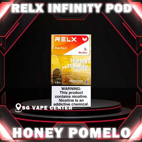 RELX INFINITY POD - SG VAPE CENTER Welcome to the world of RELX INFINITY POD , where convenience and flavor collide. As the epitome of vaping convenience, our diverse collection of vape pods offers a seamless experience for vapers on the go. Engineered to be portable and user-friendly, our top-rated pod vapes feature pre-filled e-liquid options, making maintenance a breeze and catering to various compact devices. Discover out signature Menthol Xtra 5% Nicotine flavor, alongside popular options like Infinity Pod Watermelon Ice , Tangy Grape , Mint Freeze , Jasmine Green Tea, Strawberry Burst, and Oolong Tea. For those craving extra sweetness, you can also enjoy Root Brew or Dark Sparkle flavors. Specifications : Capacity: 2ml Life Span: 500-650 puff Package Include : 1 Pack of 3 Pods ⚠️RELX INFINITY POD COMPATIBLE WITH⚠️ DD Cube Device Relx Infinity Device Relx Phantom Device Relx Infinity 2 Device Lana Infinity Device ⚠️RELX INFINITY POD FLAVOUR LINE UP⚠️ Blueberry Splash Crisp Apple Jasmine Green Tea Pink Guava Root Brew Honey Pomelo Fresh Peach Lychee Ice Lemon Zest Honeydew Melon Iced Latte White Coffee Thai Milk Tea Smooth Mango Orange Sparkle Strawberry Burst Dark Sparkle Lime Sparkle Banana Freeze Ludou Ice Lime Ice Taro Scoop Oolong Tea LongJing Tea Iced Black Tea Tangy Grape Watermelon Ice Menthol Xtra Mint Freeze Lemon Mint Rich Tobacco Classic Tobacco Menthol Extra 0mg Watermelon Ice 0mg SG VAPE COD SAME DAY DELIVERY , CASH ON DELIVERY ONLY. TAKE BULK ORDER /MORE ORDER PLS CONTACT ME :  SGVAPECENTER VIEW OUR DAILY NEWS INFORMATION VAPE : TELEGRAM CHANNEL