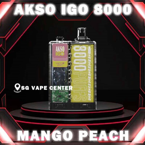 AKSO IGO 8000 DISPOSABLE - SG VAPE CENTER Akso IGO 8000 Disposable Vape is a high-capacity device designed for an extended vaping experience.Beside, the device comes pre-filled with 15ml of e-liquid, which is available in a range of delicious flavors and nicotine strengths. Akso IGO Vape features an ergonomic design that is comfortable to hold and use. It mouthpiece is designed to enhance the vaping experience, and the device is draw activated, making it easy to use. Akso IGO 8000 puffs disposable is portable, making it easy to carry in a pocket .Its compact design does not compromise on performance, deliver smooth vapor production with every puff.  Specification : Puff : 8000 Puffs Volume : 15ML Flavour Charging : Rechargeable with Type C Coil : Mesh Coil Fully Charged Time : 20mins Nicotine Strength : 5%  ⚠️AKSO IGO 8000 FLAVOUR LINE UP⚠️ Aloe Grape Apple Yakult Blackcurrant Ice Caramel Cookies Caramel Mocha Freezy Cola Guava Honeydew Lychee Rose Mango Ice Mango Peach Mix Berries Nutty Tobacco Passion Fruit Yakult Rootbeer Rootbeer Float Strawberry Cheese Strawberry Ice Cream Strawberry Kiwi Strawberry Yakult Vanilla Milk Watermelon Ice Yakult Coffee Hazelnut Creme Brulee SG VAPE COD SAME DAY DELIVERY , CASH ON DELIVERY ONLY. TAKE BULK ORDER /MORE ORDER PLS CONTACT ME :  SGVAPECENTER VIEW OUR DAILY NEWS INFORMATION VAPE : TELEGRAM CHANNEL