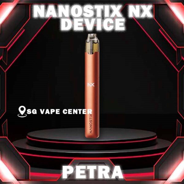 NANOSTIX NX V3 DEVICE - SG VAPE CENTER NANOSTIX NX V3 DEVICE Ready stock in Vape Singapore , All brand new and upgraded version of NanoSTIX! NanoSTIX NX device is powered with LED power indicator, USB Type-C fast charging and now with better airflow. NanoSTIX NX V3 is a revolutionary closed pod system featuring load and go NanoPOD, minus the harmful tar and chemicals of cigarettes’ that offers a healthier, more economical alternative to smoking. The device is lightweight and made of stainless steel casing with more slick design for better grip and more stylish. Designed without the mess of refill tanks. Simply insert the NanoPOD pod cartridge into the device and you’re ready to vape right away. The NANOSTIX NX V3 DEVICE Compatible Pod with : Sera Pod , Nanostix Neo Pod . Features: Stainless Steel Body Built-in Battery 300mAh LED Power Indicator Resistance: 2.0ohm Package Included: 1x NanoSTIX NX Device 1x Type-C Cable Compatible Pod: NanoSTIX Neo V2 Pod Sera Pod ⚠️NANOSTIX Nx V3 DEVICE COLOR LINE UP⚠️ Army (Green) Tuxedo (Black) Denim (Blue) Brass (Brown) Petra (Rose) Titanium (Gold) SG VAPE COD SAME DAY DELIVERY , CASH ON DELIVERY ONLY. TAKE BULK ORDER /MORE ORDER PLS CONTACT ME :  SGVAPECENTER VIEW OUR DAILY NEWS INFORMATION VAPE : TELEGRAM CHANNEL