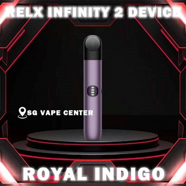 RELX INFINITY 2 DEVICE - SG VAPE CENTER The RELX Infinity 2 vape device is the newest 2023 addition to the RELX family. As with the RELX Infinity and Essential, the Infinity 2 is a compact and lightweight pen-style device designed for both beginner and veteran vapers, but with some groundbreaking added features. Customize your vaping experience with 3 power modes! Vape your way with your choice of 3 vaping modes; Eco, Smooth and Boost, easily selectable by the push of a button with the RELX Infinity 2 and identifiable by the LED light color. Eco Mode Eco Mode runs on a reduced power setting of 5.5w. This setting gives you a lighter vaping experience with less output and also preserves battery life by up to 25% vs smooth mode! Smooth Mode Smooth Mode delivers the most similar vaping experience to the RELX infinity and RELX Essential. At a slightly higher 6.5w power output this gives you the familiar vaping experience you know and love with traditional RELX Products. Boost Mode Boost Mode runs on an enhanced power setting of 8w delivering instant satisfaction, maximum flavour & 15% more vapor output than smooth mode. Enhanced Battery Technology The RELX Infinity 2 comes with improved ultra fast charging. You can now charge a RELX device in less than 15 minutes; 130% faster than prior RELX infinity devices. In addition to quicker charging, the RELX Infinity 2 comes with an additional 14% battery capacity compared to the RELX Infinity. At 440 mAh, you’ll have no problem being out on the go for a solid day. Specifications : Atomizer using Cotton/Ceramic Charging Duration 27min Battery Capacity 440mAh Charger Type USB Type C Battery Indicator Power Adjustable Power Mode : Green – Eco Mode Blue – Smooth Mode Purple – Boost Mode ⚠️RELX INFINITY 2 DEVICE COMPATIBLE POD WITH⚠️ RELX INFINITY POD ISHO INFINITY POD ZEUZ INFINITY POD LANA INFINITY POD ⚠️RELX INFINITY 2 DEVICE COLOR LINE UP⚠️ Blue Bay - Blue Cherry Blossom - Pink Dark Asteroid - Grey Green Navy - Green Obsidian Black - Black Royal Indigo - Purple SG VAPE COD SAME DAY DELIVERY , CASH ON DELIVERY ONLY. TAKE BULK ORDER /MORE ORDER PLS CONTACT ME :  SGVAPECENTER VIEW OUR DAILY NEWS INFORMATION VAPE : TELEGRAM CHANNEL