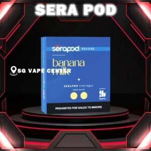 SERA POD - SG VAPE CENTER SERA POD flavour is compatible with nanostix device Ready stock in Vape Singapore . It comes with 4 pods in a box. Sera offers wide flavour range from fruity to creamy flavours. The SeraPod available DELUXE and FRUITY series Flavour in Vape Singapore Store here , Each box contains 4 cartridges. Discover out signature Double Mango flavor, alongside popular options like SERAPOD Lychee Blackcurrant , Strawberry Bubblegum , Spearmint , Oat Classic, Honeydew, and Guava. For those craving extra sweetness, you can also enjoy Deluxe Blend or Coffee Hazelnut flavors. Discover a burst of tantalizing tastes with every sip, and treat your senses to the extraordinary fusion of Serapod's signature flavors. Hurry, indulge in a symphony of delight at Serapod store today! Specification :  Nicotine: 5% Capacity 2ml per pod Packaga Included : Pack of 4 pods ⚠️Sera Pod Compatible Device⚠️ Nanostix V2 Neo Nanostix V3 Device ⚠️SERA POD FLAVOUR LINE UP⚠️ Banana Milk Coffee Hazelnut Cultured Milk Deluxe Blend Double Mango Guava Honeydew Lychee Blackcurrant Mix Grape Mix Pod Oat Classic Spearmint Strawberry Bubblegum Strawberry Cheesecake Vanilla Custard Vanilla Tobacco SG VAPE COD SAME DAY DELIVERY , CASH ON DELIVERY ONLY. TAKE BULK ORDER /MORE ORDER PLS CONTACT ME :  SGVAPECENTER VIEW OUR DAILY NEWS INFORMATION VAPE : TELEGRAM CHANNEL