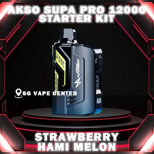 AKSO SUPA PRO 12000 DISPOSABLE - VAPE SINGAPORE SG COD AKSO SUPA PRO 12000 Disposable are one of the smash-market Cartridge System Pod in Malaysia. They pack a rechargeable battery and come prefilled with a whopping 12ml of liquid together with an indicator special for battery and liquid level. This allows you to vape longer on a single disposable and makes the AKSO SUPA PRO a great option for traveling, extended road trips, or even just day-to-day use. Each Prefilled Cartridge will last for 12000 puffs. What makes AKSO SUPA PRO are different than the other device because it came with Chip Set System which will show you accurate level of flavour indicator. delivers a great flavoring, a satisfying draw and the indicator; They feel really good in the hand as ergonomic shape to hold and vape with. The AKSO SUPA PRO is available in 12 flavors for you to choose. Some flavors to try are Blackcurrant Yacult, Rootbeer, Apple Asam Boi and Nutty Tobacco. Specification : Nicotine 50mg (5%) Approx. 12000 puffs Capacity 12ml Blue Led - Unlock & Booster ,Press the button for booster experience Blue & Green Led - Locked ,Press 3 Time for Child Lock Safety ⚠️AKSO SUPA PRO 12000 DISPOSABLE  FLAVOUR LINE UP⚠️ Apple Asam Boi Blackcurrant Yakult Grape Ice Watermelon Mango Lime Minty Gum Nutty Tobacco Peanut Butter Toast Pineapple Mango Pomegranate Plum Guava Rootbeer Triple Mango Strawberry Hami Melon Mango Nata De Coco Strawberry Vanilla Custard Pina Watermelon Strawberry Zesty Grape Watermelon Grape SG VAPE COD SAME DAY DELIVERY , CASH ON DELIVERY ONLY. TAKE BULK ORDER /MORE ORDER PLS CONTACT ME :  SGVAPECENTER VIEW OUR DAILY NEWS INFORMATION VAPE : TELEGRAM CHANNEL