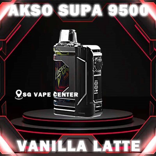 AKSO SUPA 9500 DISPOSABLE - SG VAPE CENTER Akso supa 9500 Disposable is new era disposable vape device. It has child lock mode function, smart screen indicator to show battery percentage and high power boost button. The child lock mode can make sure children wont use the device accidentally. Futhermore, the high power boost button can bring more smoke feeling to SG vape users. Get ur akso supa now at SG VAPE CENTER . We provide same day cash on delivery service with 0 deposit! Specification : Nicotine 50mg (5%) Approx. 9500 puffs Capacity 18ml Rechargeable Battery 650mAh Extra Boost Button  Child Lock Safety  ⚠️AKSO SUPA 9500 FLAVOUR LINE UP⚠️ Apple Asam Boi Blackberry Ice Blackcurrant Yakult Creamy Milk Grape Ice Ice Cream Cake Green Grape Lychee Longan Super Ice Mint Taro Ice Cream Mango Yakult Nutty Tobacco Root Beer Solero Strawberry Vanilla Donut Vanilla Latte Watermelon Ice Yakult Guava Asam Melon Gum Strawberry Gum Mango Ice SG VAPE COD SAME DAY DELIVERY , CASH ON DELIVERY ONLY. TAKE BULK ORDER /MORE ORDER PLS CONTACT ME :  SGVAPECENTER VIEW OUR DAILY NEWS INFORMATION VAPE : TELEGRAM CHANNEL