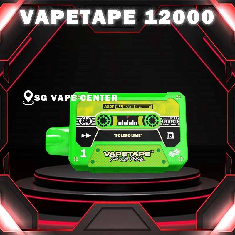 VAPETAPE 12000 DISPOSABLE - SG VAPE CENTER SINGAPORE The Vape tape 12k Ready stock in our sg singapore store online shop for same day delivery. This Kit is a Malaysian e-cigarette made specifically for the Malaysian palate,  Vapetape 12000 Rechargeable Disposable , have features rich smells and delectable flavours. We are the best online vape store in Singapore, therefore I guarantee you can test it Vapetape 12k right now at SG VAPE SINGAPORE. Try out quickly at our store now ! Discover out Vape tape 12k signature Double Mango flavor, alongside popular options like Vapetape 12k puffs Honeydew Watermelon, Sour Bubblegum , Solero Lime , Watermelon Peach, Gummy Bear, and Strawberry Lemon Tart. For those craving extra sweetness, you can also enjoy Ice Lemon Tea or Red Slurpee flavors. Specification : Nicotine 50mg (5%) Approx. 12000 puffs Mesh Coil Rechargeable Battery Charging Port: Type-C ⚠️VAPETAPE 12000 FLAVOUR LINE UP⚠️ Double Mango Mango Grape Mango Lychee Strawberry Lychee Lychee Blackcurrant Grape Blackcurrant Honeydew Watermelon Pineapple Orange Kiwi Passion Fruit Guava Peach Mixed Berries Lemon Cola Blackcurrant Yakult Gummy Bear Solero Lime Sour Bubblegum Banana Custard Strawberry Lemon Tart Honeydew Blackcurrant Ice Lemon Tea Red Slurpee Grape Bubblegum Yakult Watermelon Peach Peach Lychee SG VAPE COD SAME DAY DELIVERY , CASH ON DELIVERY ONLY. TAKE BULK ORDER /MORE ORDER PLS CONTACT ME :  SGVAPECENTER VIEW OUR DAILY NEWS INFORMATION VAPE : TELEGRAM CHANNEL