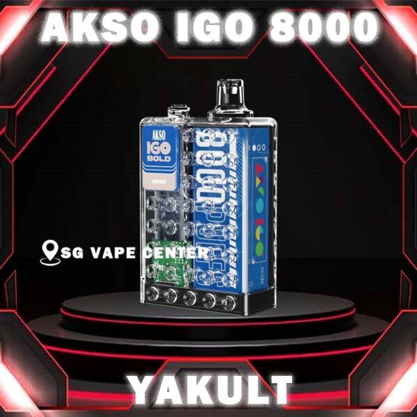 AKSO IGO 8000 DISPOSABLE - SG VAPE CENTER Akso IGO 8000 Disposable Vape is a high-capacity device designed for an extended vaping experience.Beside, the device comes pre-filled with 15ml of e-liquid, which is available in a range of delicious flavors and nicotine strengths. Akso IGO Vape features an ergonomic design that is comfortable to hold and use. It mouthpiece is designed to enhance the vaping experience, and the device is draw activated, making it easy to use. Akso IGO 8000 puffs disposable is portable, making it easy to carry in a pocket .Its compact design does not compromise on performance, deliver smooth vapor production with every puff.  Specification : Puff : 8000 Puffs Volume : 15ML Flavour Charging : Rechargeable with Type C Coil : Mesh Coil Fully Charged Time : 20mins Nicotine Strength : 5%  ⚠️AKSO IGO 8000 FLAVOUR LINE UP⚠️ Aloe Grape Apple Yakult Blackcurrant Ice Caramel Cookies Caramel Mocha Freezy Cola Guava Honeydew Lychee Rose Mango Ice Mango Peach Mix Berries Nutty Tobacco Passion Fruit Yakult Rootbeer Rootbeer Float Strawberry Cheese Strawberry Ice Cream Strawberry Kiwi Strawberry Yakult Vanilla Milk Watermelon Ice Yakult Coffee Hazelnut Creme Brulee SG VAPE COD SAME DAY DELIVERY , CASH ON DELIVERY ONLY. TAKE BULK ORDER /MORE ORDER PLS CONTACT ME :  SGVAPECENTER VIEW OUR DAILY NEWS INFORMATION VAPE : TELEGRAM CHANNEL