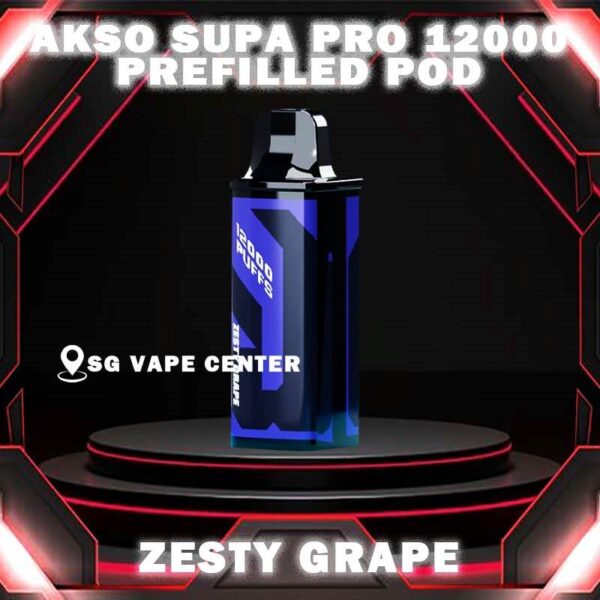 AKSO SUPA PRO 12000 DISPOSABLE - VAPE SINGAPORE SG COD AKSO SUPA PRO 12000 Disposable are one of the smash-market Cartridge System Pod in Malaysia. They pack a rechargeable battery and come prefilled with a whopping 12ml of liquid together with an indicator special for battery and liquid level. This allows you to vape longer on a single disposable and makes the AKSO SUPA PRO a great option for traveling, extended road trips, or even just day-to-day use. Each Prefilled Cartridge will last for 12000 puffs. What makes AKSO SUPA PRO are different than the other device because it came with Chip Set System which will show you accurate level of flavour indicator. delivers a great flavoring, a satisfying draw and the indicator; They feel really good in the hand as ergonomic shape to hold and vape with. The AKSO SUPA PRO is available in 12 flavors for you to choose. Some flavors to try are Blackcurrant Yacult, Rootbeer, Apple Asam Boi and Nutty Tobacco. Specification : Nicotine 50mg (5%) Approx. 12000 puffs Capacity 12ml Blue Led - Unlock & Booster ,Press the button for booster experience Blue & Green Led - Locked ,Press 3 Time for Child Lock Safety ⚠️AKSO SUPA PRO 12000 DISPOSABLE  FLAVOUR LINE UP⚠️ Apple Asam Boi Blackcurrant Yakult Grape Ice Watermelon Mango Lime Minty Gum Nutty Tobacco Peanut Butter Toast Pineapple Mango Pomegranate Plum Guava Rootbeer Triple Mango Strawberry Hami Melon Mango Nata De Coco Strawberry Vanilla Custard Pina Watermelon Strawberry Zesty Grape Watermelon Grape SG VAPE COD SAME DAY DELIVERY , CASH ON DELIVERY ONLY. TAKE BULK ORDER /MORE ORDER PLS CONTACT ME :  SGVAPECENTER VIEW OUR DAILY NEWS INFORMATION VAPE : TELEGRAM CHANNEL