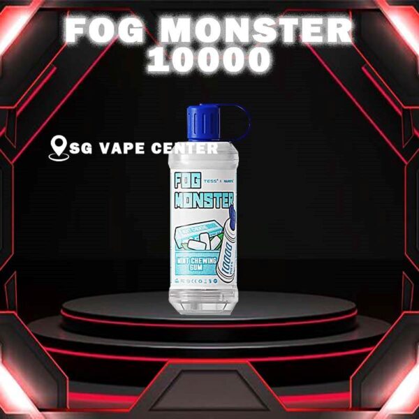 FOG MONSTER 10000 DISPOSABLE ( 10K PUFFS ) - SG VAPE CENTER SINGAPORE Fog Monster 10000 ( 10K PUFFS ) Disposable Vape Ready stock in our sg singapore store online shop for same day delivery. This kit is rehcrageable device with 10k puffs. With a unique sealed fresh-keeping design, The Vape can bring the freshest taste with every single puff. Fog monster is specially formulated to satisfied SG users taste buds with rich aroma taste. Moreover, the mouth cap design makes vaper love this device. This product comes with 10 fruity flavour. As a durian Lover you must try musang king pahang. It brings out the aroma of durian perfectly. Specification : Puff: 10000 Puffs Volume: 17ml Charging: Rechargeable Type-C Fully Charge Time: 20min Nicotine: 30mg / 3% ⚠️FOG MONSTER 10000 FLAVOUR LINE UP⚠️ Aloe Vera Grape Blackcurrant Honeydew Grape Bomb Mango Melon Mint Chewing Gum Peach Mango Watermelon Sirap Bandung SG VAPE COD SAME DAY DELIVERY , CASH ON DELIVERY ONLY. TAKE BULK ORDER /MORE ORDER PLS CONTACT ME :  SGVAPECENTER VIEW OUR DAILY NEWS INFORMATION VAPE : TELEGRAM CHANNEL