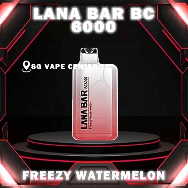 LANA BAR BC 6000 DISPOSABLE - VAPE SINGAPORE SG COD The Lana Bar Bc 6000 Puffs Disposable is a signature model from LanaVape. As the top-selling product of Lana Vape, it offers an impressive selection of over 30 distinct flavors, each containing 3% nicotine . Every flavor delivers a cool and slightly sweet taste that’s both invigorating and satisfying. Discover out signature Tie Guan Yin flavor, alongside popular options like Lana bar 6k Freezy Watermelon , Freezy Grapple, Watermelon Strawberry, Freezy Lychee, Lemon Cola, and Freezy Lemon Tea. For those craving extra sweetness, you can also enjoy Zesty Sprite or Fizzy 100 Plus flavors. Specification : Puffs : 6000 Nicotine : 3% Battery Capacity : 850mAh Rechargeable E-liquid Capacity : 13ml ⚠️LANA BAR BC 6000 FLAVOUR LINE UP⚠️ Freezy Watermelon Freezy Lychee Lemon Cola Freezy Mango Watermelon Strawberry Peppermint Fizzy 100 Plus Zesty Sprite Freezy Grapple Peach Oolong Freezy Lemon Tea Tie Guan Yin SG VAPE COD SAME DAY DELIVERY , CASH ON DELIVERY ONLY. TAKE BULK ORDER /MORE ORDER PLS CONTACT ME :  SGVAPECENTER VIEW OUR DAILY NEWS INFORMATION VAPE : TELEGRAM CHANNEL