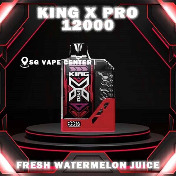 KING X PRO 12000 DISPOSABLE VAPE - SINGAPORE SG COD The KING X PRO 12000 DISPOSABLE VAPE in our Singapore Shop online offers with same-day delivery for fast and safe service. Explore our selection and order today! The King X Vape USER MANUAL of High Power Mode : Long Press on side button while inhale, Unlocking / Lock Child Lock : Press 5 time continuosly at the side button . Specification : Nicotine Strength : 5% Puffs : 12000 Puff Battery Capacity : Type-C Rechargeable Coil : Mesh coil ⚠️KING X PRO 12000 FLAVOUR LINE UP⚠️ Fresh Watermelon Juice Guava Grape Lychee Berries Mix Mango Guava Watermelon Peanut Oreo Cookie Rootbeer Solero Ice Cream Strawberry Cheesecake Unicorn Milk Watermelon Candy Blackcurrant Honeydew Strawberry Mango Strawberry Watermelon Watermelon Mango Ice Coffee Hazelnut Peanut Butter Choco Peanut Corn Pancake Lemon Drop Sparkling Apple Punch Strawberry Pine Melon SG VAPE COD SAME DAY DELIVERY , CASH ON DELIVERY ONLY. TAKE BULK ORDER /MORE ORDER PLS CONTACT ME :  SGVAPECENTER VIEW OUR DAILY NEWS INFORMATION VAPE : TELEGRAM CHANNEL