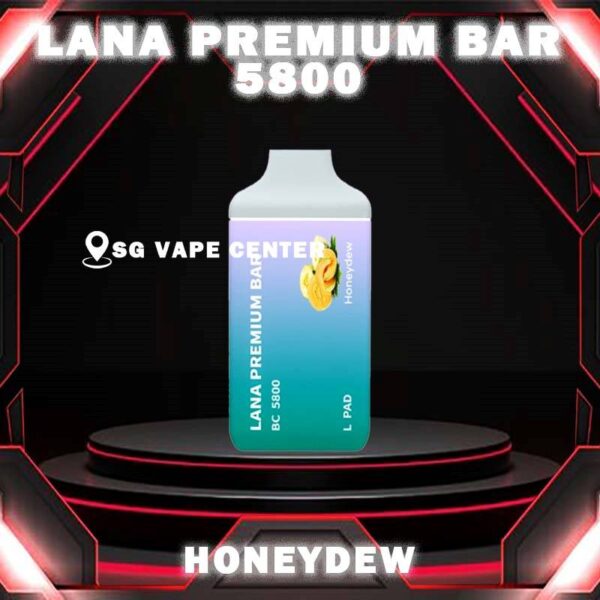 LANA PREMIUM BAR 5800 DISPOSABLE - VAPE SINGAPORE SG COD Lana Bar Premium 5800 Puffs Disposable Vape is a fantastic choice for Singapore Vaper for a convenient and reliable vaping experience. The kit is designed to be portable and light, making it simple to bring with you wherever you go. Specification : Puffs : 5800 Puffs Volume : 13ML Flavour Charging : Rechargeable with Type C Coil : Mesh Coil Fully Charged Time : 20mins Nicotine Strength : 3% (30mg) ⚠️LANA PREMIUM BAR 5800 FLAVOUR LINE UP⚠️ Apple Grape Banana Ice Champagne Apple Coke Cool Double Mint Golden Armour (Chrysanthemum) Grape Grape Gum Honey Grape Honeydew Lemonade Tea Longjing Tea Lychee Mango Peach Milk Froth Love Coffee Passion Fruit Peach Peach Oolong Tea Pineapple Rootbeer Sprite Lemon Strawberry Banana Strawberry Grape Strawberry Milk Strawberry Watermelon Taste Of The Sea (Sea Salt Lemon) Thai Mango Tie Guan Yin Watermelon Watermelon Lychee Yogurt Yummy Yam SG VAPE COD SAME DAY DELIVERY , CASH ON DELIVERY ONLY. TAKE BULK ORDER /MORE ORDER PLS CONTACT ME :  SGVAPECENTER VIEW OUR DAILY NEWS INFORMATION VAPE : TELEGRAM CHANNEL