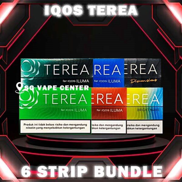 6 STRIP IQOS TEREA FLAVOUR BUNDLE - SG VAPE CENTER SINGAPORE The 6 STRIP IQOS SINGAPORE TEREA FLAVOUR BUNDLE Package include : Choose 6 Pcs of TEREA (TOTAL 60 Pack) with amazing price ! FREE DELIVERY The Iqos Terea Flavour Singapore Ready stock in our sg singapore store online shop for same day delivery.The Terea Refilled is only can used with ILUMA DEVICE Series Kit of ILUMA PRIME , ILUMA ONE and ILUMA PRIME.  PER STRIP available 10 pack inside (per pack 20stick) , SG Shop Ready Stock . Experience: Both TEREA and HEETS heat the tobacco from inside instead of burning it, without any smoke or ash and less smell than cigarettes. However,  sticks are sealed. When they are used with IQOS ILUMA, there is no tobacco residue and no need to clean the device after use. Order now with Us get it same day delivery Singapore Cash deal. ⚠️TEREA OPTION (HEATING) LINE UP⚠️ Bronze (Taste: Cocoa) Sienna (Taste: Black Tea) Apricity (Taste: Caramel with Apricot) ⚠️TEREA OPTION (COOLING) LINE UP⚠️ Black Green (Taste: Frosty Pear) Yugen (Taste: Lavender with pear) Purple (Taste: Blueberry) Bright Wave (Taste: Citrus) Blue (Taste: Pepermint) Green (Taste: Pepermint) SG VAPE COD SAME DAY DELIVERY , CASH ON DELIVERY ONLY. TAKE BULK ORDER /MORE ORDER PLS CONTACT ME :  SGVAPECENTER VIEW OUR DAILY NEWS INFORMATION VAPE : TELEGRAM CHANNEL