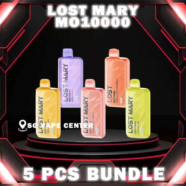 5PCS LOST MARY MO 10000 DISPOSABLE BUNDLE - SG VAPE CENTER SINGAPORE The 5PCS LOST MARY MO 10000 DISPOSABLE BUNDLE Package include : Choose 5 Pcs of LOST MARY 10K Puffs with amazing price ! Free Gift x1 FREE DELIVERY The Lost mary mo 10000 ( 10k ) puffs disposable vape Ready stock in our sg singapore store online shop for same day delivery. This Kit Various Flavours to Choose From 10 ! Shimmering from different angles, an exquisite ripple design with nanoscale optical coatings underlies a finish that feels as glossy as it looks. Looking for the LostMary 10000 puff device in Singapore? Visit our vape shop in Singapore to find the Lost Mary MO 10k and other popular devices like the Elf Bar. Get your vaping needs fulfilled at our Vape Shop Singapore Vape SG. Specification : Puff : 10,000 Puffs Battery Capacity : 600 mAh Charging : Rechargeable with Type C Nicotine Strength : 5% Coil : Mesh Coil Charging Time : Roughly 15 min ⚠️LOST MARY MO 10000 FLAVOUR LINE UP⚠️ Blueberry Banana Bubblegum California Clear Double Apple Lychee Cantaloupe Mango Orange Pineapple Rose Grape Solero Lime Strawberry Yakult Triple Mango Peach Plus Ice SG VAPE COD SAME DAY DELIVERY , CASH ON DELIVERY ONLY. TAKE BULK ORDER /MORE ORDER PLS CONTACT ME :  SGVAPECENTER VIEW OUR DAILY NEWS INFORMATION VAPE : TELEGRAM CHANNEL