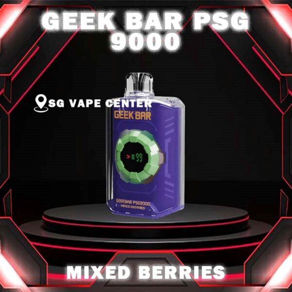 GEEK BAR PSG 9000 DISPOSABLE - VAPE SINGAPORE SG COD Unleash the power of vaping with the GEEK BAR PSG 9000 Puffs Disposable Pod. Experience an astounding capacity of up to 9K puffs, ensuring prolonged enjoyment without the hassle of frequent replacements. Embrace the convenience of its Type C Rechargeable feature, allowing you to recharge and savor your favorite flavors at your convenience. Stay in control and never miss a beat with the Smart Screen Indicator, keeping you updated on both battery and e-liquid levels in real-time. With Adjustable Airflow, tailor your vaping experience to perfection, delivering smooth and flavorful clouds that suit your unique preferences. Elevate your vaping journey today and enjoy unmatched performance, convenience, and satisfaction with the GEEKBAR! Specification : Nicotine Strength: 5% Adjustable Airflow Type-C Rechargeable Smart Screen Indicator for Battery ⚠️GEEK BAR PSG 9000 FLAVOUR LINE UP⚠️ Chocolate Mocha Classic Double Rootbeer Grape Blackcurrant Mango Blackcurrant Mixed Berries Sirup Bandung Strawberry Watermelon Triple Mango Vanilla Cream Puff Watermelon Pear Apple Asam Boi Dewberry Cream Ice Popsicle Juicy Watermelon Honeydew Melon Mango Pineapple Mother’s Milk Strawberry Lemonade Wild Berry Ice Pomegranate Plum Lychee Berry Pineapple Honeydew SG VAPE COD SAME DAY DELIVERY , CASH ON DELIVERY ONLY. TAKE BULK ORDER /MORE ORDER PLS CONTACT ME :  SGVAPECENTER VIEW OUR DAILY NEWS INFORMATION VAPE : TELEGRAM CHANNEL