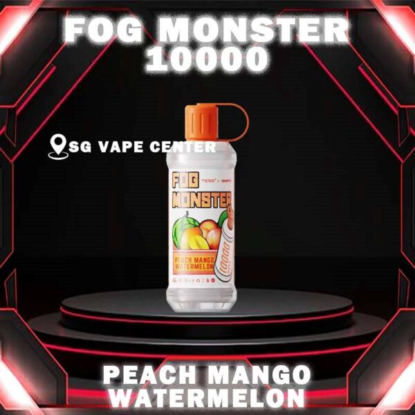 FOG MONSTER 10000 DISPOSABLE - VAPE SINGAPORE SG COD Fog Monster 10000 Disposable Vape is rehcrageable device with 10k puffs. With a unique sealed fresh-keeping design, fog monster can bring the freshest taste with every single puff. Fog monster is specially formulated to satisfied SG users taste buds with rich aroma taste. Moreover, the mouth cap design makes vaper love this device. Fog monster comes with 10 fruity flavour. As a durian Lover you must try musang king pahang. It brings out the aroma of durian perfectly. Specification : Puff: 10000 Puffs Volume: 17ml Charging: Rechargeable Type-C Fully Charge Time: 20min Nicotine: 30mg / 3% ⚠️FOG MONSTER 10000 FLAVOUR LINE UP⚠️ Aloe Vera Grape Blackcurrant Honeydew Grape Bomb Mango Melon Mint Chewing Gum Peach Mango Watermelon Sirap Bandung SG VAPE COD SAME DAY DELIVERY , CASH ON DELIVERY ONLY. TAKE BULK ORDER /MORE ORDER PLS CONTACT ME :  SGVAPECENTER VIEW OUR DAILY NEWS INFORMATION VAPE : TELEGRAM CHANNEL