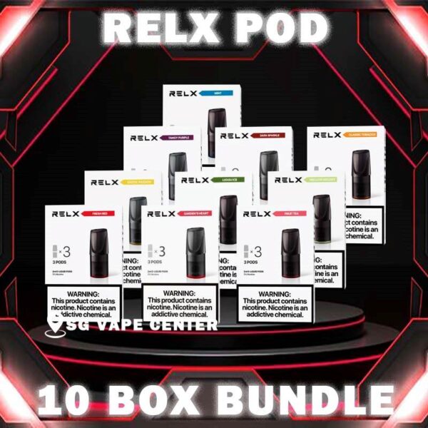 10 X RELX CLASSIC POD – SG VAPE CENTER SINGAPORE Package Include : 10 X RELX POD Flavour SG vape singapore Bundle Free Delivery The RELX POD Flavour Ready stock in our sg singapore store online shop for same day delivery.  is including 3 pods in per box of Classic First Gen Relx. RELXPods: The Perfect Pod Vapes to Savor Your Favorite Flavor Vapor pods, or e-liquid pods, are the fuel for a vape pen. Each pod contains a mixture of ncotine concentrate, flavoring, and other ingredients that elevates the vaping experience. A vape pen turns this cocktail into vapor by atomizing it through its heating coil. Without a vape pod, an electric cigarette is just a piece of hardware. RELXPods transform regular pods into flavor sensations unlike any other pod vapes for sale. Here’s how our pods elevate the vaping experience at any time of the day. About the package: You may receive a different version of packaging (Chinese/English) of Relx. But we guarantee that they are all genuine, please scans the security code to identify authenticity. Both Chinese and English packaging products are from Relx, and the quality and flavour are exactly the same. Chinese packaging is exclusively for the Asian market, but when the stock of English packaging is insufficient, we may send you Chinese packaging products. Specifications : Nicotine Strength : 3% - 5% Capacity Equivalent: 3 Packs of Cigarettes Pod E-liquid Capacity: 2 ml Pod Longevity: 650 Puffs ⚠️RELX CLASSIC POD COMPATIBLE DEVICE WITH⚠️ Dark Rider 3s Device DD Cube Device DD Touch Device Instar Device Kizz Device Relx Classic Device Sp2 Blitz Device Sp2 Legend Device Sp2 M Series Device ⚠️RELX CLASSIC POD FLAVOUR LINE UP⚠️ Classic Tobacco 5% Cool Mint 5% Coke Grape Green Bean Honeydew Icy Slush Passion Fruit Peach Oolong Watermelon Strawberry Burst Jasmine Green Tea Tie Guan Yin Tea Green Grape Ice Longjing Ice Tea SG VAPE COD SAME DAY DELIVERY , CASH ON DELIVERY ONLY. TAKE BULK ORDER /MORE ORDER PLS CONTACT ME :  SGVAPECENTER VIEW OUR DAILY NEWS INFORMATION VAPE : TELEGRAM CHANNEL