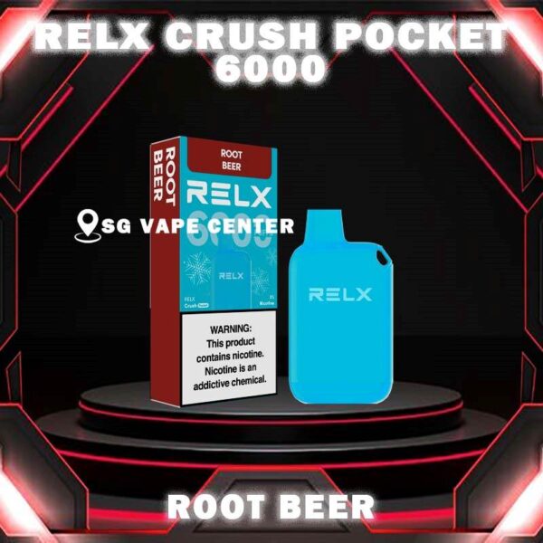 RELX CRUSH POCKET 6000 DISPOSABLE - VAPE SINGAPORE SG COD The RELX Crush Pocket 6000 Puffs Disposable vape offers a refreshing summer experience with its subtle sweetness, strong cooling effect, and moderate richness RELX Pocket features a puff count of up to 6k puffs, an atomizer with a mech coil 2.0, powered by 10W. Equipped with a 470mAh battery, it reaches 80% charge in just 45 minutes. Specifition :  Puffs: 6000 Puff Nicotine Strength : 3% Charging Time : Roughly 30-45min Battery Capacity : Type-C Rechargeable ⚠️RELX CRUSH POCKET 6000 FLAVOUR LINE UP⚠️ LongJing Tea Mint Freeze Peach Oolong Tea Root Beer Sea Salt Lemon Sour Plum Cola TieGuanYin Tea Watermelon Chill SG VAPE COD SAME DAY DELIVERY , CASH ON DELIVERY ONLY. TAKE BULK ORDER /MORE ORDER PLS CONTACT ME :  SGVAPECENTER VIEW OUR DAILY NEWS INFORMATION VAPE : TELEGRAM CHANNEL