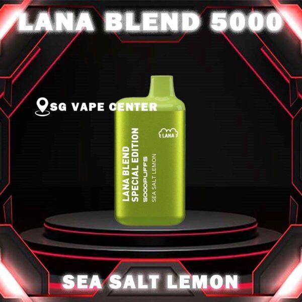 LANA BLEND 5000 DISPOSABLE - VAPE SINGAPORE SG COD Lana Blend Special 5000 Puffs Disposable Vape is a compact and stylish vape kit that offers a convenient and satisfying vaping experience, it is perfect for those who prefer a simple yet stylish look. One of the standout features of the Lanabar 5000 is its flavor options. The device offers a range of flavors to choose from, each with its own unique taste profile. The flavors are well-balanced and do not contain any harsh or irritant ingredients, making for a smooth and enjoyable vaping experience. Whether you prefer sweet, fruity, or menthol flavors, the the Lanabar 5000 has something for everyone. Another advantage of the the Lanabar 5000 is its size and portability. Specification : Puffs : 5000 Nicotine : 3% Battery Capacity : 650mAh Rechargeable E-liquid Capacity : 7ml ⚠️LANA BLEND 5000 FLAVOUR LINE UP⚠️ Aloe Yogurt Chrysanthemum Tea Double Mint Grape Apple Ice Grape Bubblegum Grape Honey Ice Lemon Tea Mango Peach Ice Sea Salt Lemon Strawberry Mango Ice Tie Guan Yin Yakult Watermelon Bubblegum Honeydew Watermelon Pomelo White Tea SG VAPE COD SAME DAY DELIVERY , CASH ON DELIVERY ONLY. TAKE BULK ORDER /MORE ORDER PLS CONTACT ME :  SGVAPECENTER VIEW OUR DAILY NEWS INFORMATION VAPE : TELEGRAM CHANNEL