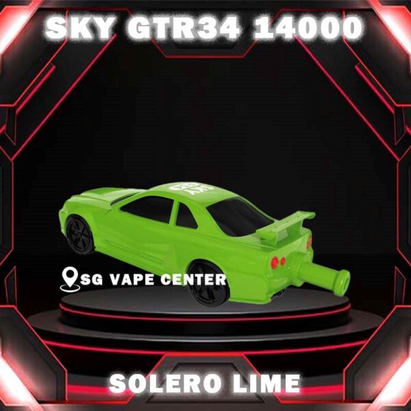 SKY GTR34 14000 DISPOSABLE - VAPE SINGAPORE SG COD The Sky Gtr34 Line 14000 puffs disposable also calling Gtr R34 14k puffs vape ,  drawing inspiration from the iconic NISSAN SKYLINE GTR 34. With an innovative design integrating the car’s exhaust pipe into the inhale mouthpiece, it offers a distinctive and exhilarating vaping experience. Specification : Approx. 14000 Puffs Capacity 25ml Rechargeable Battery 650mAh Charging Port: Type-C ⚠️SKY GTR34 14000 FLAVOUR LINE UP⚠️ Grape Blackcurrant Double Mango Gummy Bear Honeydew Watermelon Lemon Cola Mango Grape Mango Lychee Mix Berries Sour Bubblegum Solero Lime SG VAPE COD SAME DAY DELIVERY , CASH ON DELIVERY ONLY. TAKE BULK ORDER /MORE ORDER PLS CONTACT ME :  SGVAPECENTER VIEW OUR DAILY NEWS INFORMATION VAPE : TELEGRAM CHANNEL