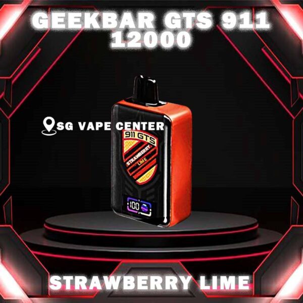 GEEKBAR GTS 911 12000 DISPOSABLE - VAPE SINGAPORE SG COD This GEEKBAR GTS 911 12000 disposable pod boasts a cutting-edge design, featuring a smart screen indicator that displays both battery and e-liquid balance percentages. With this user-friendly innovation, you're always in control of your vaping session. Specifition : Puffs : 12,000 Battery Capacity : Type-C Rechargeable Nicotine Strength : 5% Charging Time : Roughly 10 min - 15 min ⚠️GEEKBAR GTS 911 12000 FLAVOUR LINE UP⚠️ Aloe Honeydew ChocoMocha Grape Honeydew Grape Lychee Mango Berries Mango Pineapple Peanut Butter Strawberry Lime Vanilla Cream Puffs Watermelon Kiwi Guava SG VAPE COD SAME DAY DELIVERY , CASH ON DELIVERY ONLY. TAKE BULK ORDER /MORE ORDER PLS CONTACT ME :  SGVAPECENTER VIEW OUR DAILY NEWS INFORMATION VAPE : TELEGRAM CHANNEL