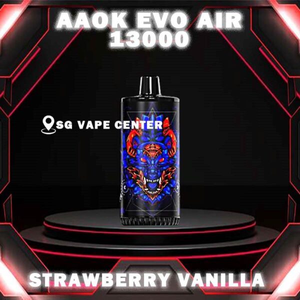 AAOK EVO AIR 13000 DISPOSABLE - VAPE SINGAPORE SG COD The AAOK EVO AIR 13000 is a disposable vaping device known for its high puff count of 13000 and features such as a Type-C rechargeable port and an 800mAh battery. This device offers a convenient and long-lasting vaping experience, making it popular among vapers who prefer disposables with extended usage times. Discover out signature Apple Pie flavor, alongside popular options like AAOK 13K Banana Vanilla Custard , Grape Apple Ice , Pineapple Colada , Pear Watermelon , Strawberry Vanilla , and Oat Milk . For those craving extra sweetness, you can also enjoy Root Beer or Sirap Bandung flavors. Specification : Nicotine: 5% Puffs: 13000 Puff Battery Capacity: 600mAh Capacity: 17ml Charging Interface: Type-C ⚠️AAOK EVO AIR 13000 AVAILABLE FLAVOUR⚠️ Apple Pie Banana Vanilla Custard Candy Guava Mint Grape Apple Ice Oat Milk Pineapple Colada Pear Watermelon Root Beer Sirap Bandung Strawberry Vanilla SG VAPE COD SAME DAY DELIVERY , CASH ON DELIVERY ONLY. TAKE BULK ORDER /MORE ORDER PLS CONTACT ME :  SGVAPECENTER VIEW OUR DAILY NEWS INFORMATION VAPE : TELEGRAM CHANNEL