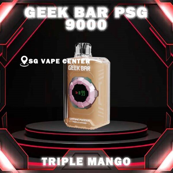 GEEK BAR PSG 9000 DISPOSABLE - VAPE SINGAPORE SG COD Unleash the power of vaping with the GEEK BAR PSG 9000 Puffs Disposable Pod. Experience an astounding capacity of up to 9K puffs, ensuring prolonged enjoyment without the hassle of frequent replacements. Embrace the convenience of its Type C Rechargeable feature, allowing you to recharge and savor your favorite flavors at your convenience. Stay in control and never miss a beat with the Smart Screen Indicator, keeping you updated on both battery and e-liquid levels in real-time. With Adjustable Airflow, tailor your vaping experience to perfection, delivering smooth and flavorful clouds that suit your unique preferences. Elevate your vaping journey today and enjoy unmatched performance, convenience, and satisfaction with the GEEKBAR! Specification : Nicotine Strength: 5% Adjustable Airflow Type-C Rechargeable Smart Screen Indicator for Battery ⚠️GEEK BAR PSG 9000 FLAVOUR LINE UP⚠️ Chocolate Mocha Classic Double Rootbeer Grape Blackcurrant Mango Blackcurrant Mixed Berries Sirup Bandung Strawberry Watermelon Triple Mango Vanilla Cream Puff Watermelon Pear Apple Asam Boi Dewberry Cream Ice Popsicle Juicy Watermelon Honeydew Melon Mango Pineapple Mother’s Milk Strawberry Lemonade Wild Berry Ice Pomegranate Plum Lychee Berry Pineapple Honeydew SG VAPE COD SAME DAY DELIVERY , CASH ON DELIVERY ONLY. TAKE BULK ORDER /MORE ORDER PLS CONTACT ME :  SGVAPECENTER VIEW OUR DAILY NEWS INFORMATION VAPE : TELEGRAM CHANNEL