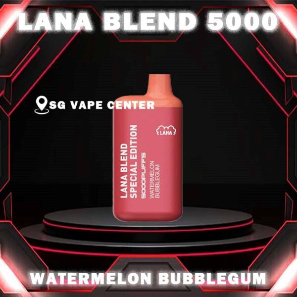 LANA BLEND 5000 DISPOSABLE - VAPE SINGAPORE SG COD Lana Blend Special 5000 Puffs Disposable Vape is a compact and stylish vape kit that offers a convenient and satisfying vaping experience, it is perfect for those who prefer a simple yet stylish look. One of the standout features of the Lanabar 5000 is its flavor options. The device offers a range of flavors to choose from, each with its own unique taste profile. The flavors are well-balanced and do not contain any harsh or irritant ingredients, making for a smooth and enjoyable vaping experience. Whether you prefer sweet, fruity, or menthol flavors, the the Lanabar 5000 has something for everyone. Another advantage of the the Lanabar 5000 is its size and portability. Specification : Puffs : 5000 Nicotine : 3% Battery Capacity : 650mAh Rechargeable E-liquid Capacity : 7ml ⚠️LANA BLEND 5000 FLAVOUR LINE UP⚠️ Aloe Yogurt Chrysanthemum Tea Double Mint Grape Apple Ice Grape Bubblegum Grape Honey Ice Lemon Tea Mango Peach Ice Sea Salt Lemon Strawberry Mango Ice Tie Guan Yin Yakult Watermelon Bubblegum Honeydew Watermelon Pomelo White Tea SG VAPE COD SAME DAY DELIVERY , CASH ON DELIVERY ONLY. TAKE BULK ORDER /MORE ORDER PLS CONTACT ME :  SGVAPECENTER VIEW OUR DAILY NEWS INFORMATION VAPE : TELEGRAM CHANNEL