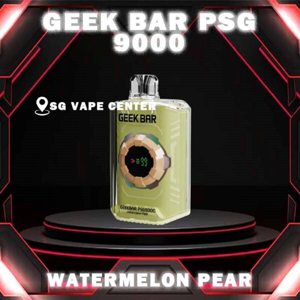 GEEK BAR PSG 9000 DISPOSABLE - VAPE SINGAPORE SG COD Unleash the power of vaping with the GEEK BAR PSG 9000 Puffs Disposable Pod. Experience an astounding capacity of up to 9K puffs, ensuring prolonged enjoyment without the hassle of frequent replacements. Embrace the convenience of its Type C Rechargeable feature, allowing you to recharge and savor your favorite flavors at your convenience. Stay in control and never miss a beat with the Smart Screen Indicator, keeping you updated on both battery and e-liquid levels in real-time. With Adjustable Airflow, tailor your vaping experience to perfection, delivering smooth and flavorful clouds that suit your unique preferences. Elevate your vaping journey today and enjoy unmatched performance, convenience, and satisfaction with the GEEKBAR! Specification : Nicotine Strength: 5% Adjustable Airflow Type-C Rechargeable Smart Screen Indicator for Battery ⚠️GEEK BAR PSG 9000 FLAVOUR LINE UP⚠️ Chocolate Mocha Classic Double Rootbeer Grape Blackcurrant Mango Blackcurrant Mixed Berries Sirup Bandung Strawberry Watermelon Triple Mango Vanilla Cream Puff Watermelon Pear Apple Asam Boi Dewberry Cream Ice Popsicle Juicy Watermelon Honeydew Melon Mango Pineapple Mother’s Milk Strawberry Lemonade Wild Berry Ice Pomegranate Plum Lychee Berry Pineapple Honeydew SG VAPE COD SAME DAY DELIVERY , CASH ON DELIVERY ONLY. TAKE BULK ORDER /MORE ORDER PLS CONTACT ME :  SGVAPECENTER VIEW OUR DAILY NEWS INFORMATION VAPE : TELEGRAM CHANNEL