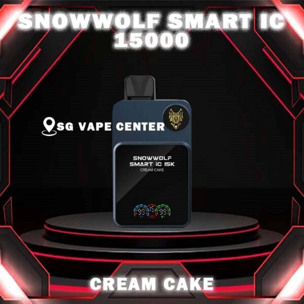 SNOWWOLF SMART IC 15000  ( 15K PUFFS ) DISPOSABLE - SG VAPE CENTER SINGAPORE The SNOWWOLF SMART IC 15000 ( 15K Puffs ) Disposable vape Ready stock in our sg singapore store online shop for same day delivery. This Kit from Snow wolf  company lasted product for singapore vapers choose and enjoy it! available 10+plus flavour! The Snow wolf Powerful To Vape Simple to use! Adjusted the best condition get the best vape experience, and Regulation Voltage ,Customize your distinctive vaping style,Just 1 click to increase 1W. Power range from 5W to 15W. When you vape every puff, there will be a circuit board light display on the backside. The SNOWWOLF LOGO is particularly three-dimensional and prominent, and the overall sense of technology is stronger! New Generation smart chip Intelligent power output, more convenient to vape. 48MHz Working frequency, faster response speed. Ultra-low Standby power consumption,Longer use time. 32-bit image processing technology,better visual effects. Specifition :  Nicotine Strength: 50mg ( 5% ) Battery Capacity: 650MAH Constant Power: 5-15W Charging Port: Type-C Super Charge: 20mins to 80% ⚠️SNOWWOLF IC 15000 FLAVOUR LINE UP⚠️ Blow Pop Blue Power Watermelon Cream Cake Double Mango Kiwi Passion Fruit Aloe Lychee Grape Meta Moon Passion Fruit Yakult Skittles Strawberry Grape Candy Strawberry Kiwi Strawberry Watermelon Taro Ice Cream Watermelon Mint Bubblegum SG VAPE COD SAME DAY DELIVERY , CASH ON DELIVERY ONLY. TAKE BULK ORDER /MORE ORDER PLS CONTACT ME :  SGVAPECENTER VIEW OUR DAILY NEWS INFORMATION VAPE : TELEGRAM CHANNEL