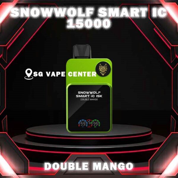 SNOWWOLF SMART IC 15000  ( 15K PUFFS ) DISPOSABLE - SG VAPE CENTER SINGAPORE The SNOWWOLF SMART IC 15000 ( 15K Puffs ) Disposable vape Ready stock in our sg singapore store online shop for same day delivery. This Kit from Snow wolf  company lasted product for singapore vapers choose and enjoy it! available 10+plus flavour! The Snow wolf Powerful To Vape Simple to use! Adjusted the best condition get the best vape experience, and Regulation Voltage ,Customize your distinctive vaping style,Just 1 click to increase 1W. Power range from 5W to 15W. When you vape every puff, there will be a circuit board light display on the backside. The SNOWWOLF LOGO is particularly three-dimensional and prominent, and the overall sense of technology is stronger! New Generation smart chip Intelligent power output, more convenient to vape. 48MHz Working frequency, faster response speed. Ultra-low Standby power consumption,Longer use time. 32-bit image processing technology,better visual effects. Specifition :  Nicotine Strength: 50mg ( 5% ) Battery Capacity: 650MAH Constant Power: 5-15W Charging Port: Type-C Super Charge: 20mins to 80% ⚠️SNOWWOLF IC 15000 FLAVOUR LINE UP⚠️ Blow Pop Blue Power Watermelon Cream Cake Double Mango Kiwi Passion Fruit Aloe Lychee Grape Meta Moon Passion Fruit Yakult Skittles Strawberry Grape Candy Strawberry Kiwi Strawberry Watermelon Taro Ice Cream Watermelon Mint Bubblegum SG VAPE COD SAME DAY DELIVERY , CASH ON DELIVERY ONLY. TAKE BULK ORDER /MORE ORDER PLS CONTACT ME :  SGVAPECENTER VIEW OUR DAILY NEWS INFORMATION VAPE : TELEGRAM CHANNEL