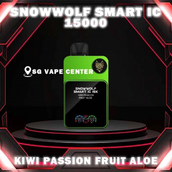 SNOWWOLF SMART IC 15000  ( 15K PUFFS ) DISPOSABLE - SG VAPE CENTER SINGAPORE The SNOWWOLF SMART IC 15000 ( 15K Puffs ) Disposable vape Ready stock in our sg singapore store online shop for same day delivery. This Kit from Snow wolf  company lasted product for singapore vapers choose and enjoy it! available 10+plus flavour! The Snow wolf Powerful To Vape Simple to use! Adjusted the best condition get the best vape experience, and Regulation Voltage ,Customize your distinctive vaping style,Just 1 click to increase 1W. Power range from 5W to 15W. When you vape every puff, there will be a circuit board light display on the backside. The SNOWWOLF LOGO is particularly three-dimensional and prominent, and the overall sense of technology is stronger! New Generation smart chip Intelligent power output, more convenient to vape. 48MHz Working frequency, faster response speed. Ultra-low Standby power consumption,Longer use time. 32-bit image processing technology,better visual effects. Specifition :  Nicotine Strength: 50mg ( 5% ) Battery Capacity: 650MAH Constant Power: 5-15W Charging Port: Type-C Super Charge: 20mins to 80% ⚠️SNOWWOLF IC 15000 FLAVOUR LINE UP⚠️ Blow Pop Blue Power Watermelon Cream Cake Double Mango Kiwi Passion Fruit Aloe Lychee Grape Meta Moon Passion Fruit Yakult Skittles Strawberry Grape Candy Strawberry Kiwi Strawberry Watermelon Taro Ice Cream Watermelon Mint Bubblegum SG VAPE COD SAME DAY DELIVERY , CASH ON DELIVERY ONLY. TAKE BULK ORDER /MORE ORDER PLS CONTACT ME :  SGVAPECENTER VIEW OUR DAILY NEWS INFORMATION VAPE : TELEGRAM CHANNEL