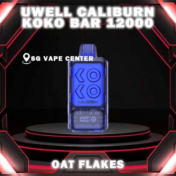 CALIBURN KOKO BAR 12000 DISPOSABLE - SG VAPE CENTER SINGAPORE The Uwell Caliburn Koko Bar 12000 Puffs Vape Ready stock at Singapore sg shop on sale for same day delivery. The Caliburn BAR 12k puffs is a revolutionary disposable vape that has taken the vaping industry by storm. This powerful and feature-rich device boasts an impressive array of specifications and capabilities, making it an attractive choice for both novice and experienced vapers alike. In this in-depth review, we’ll explore the various aspects of the Caliburn BAR S12000, providing you with all the information you need to make an informed decision about whether this disposable vape is the right fit for your vaping needs. Specifications: Battery Capacity: 800 mAh E-Liquid Capacity: 20 mL Nicotine Strength: 5% (50 mg/mL) Power Modes: Boost Mode (22W) and Regular Mode (16W) Coil: Dual 1.2-ohm coil (UWELL’s patented Flagship Dual Coil atomization system) Puff Count: Up to 12,000 puffs Charging: USB Type-C charging port Airflow: Adjustable airflow control Display: Smart LED screen with multiple animations ⚠️UWELL CALIBURN KOKO BAR 12000 FLAVOUR LINE UP⚠️ Watermelon Watermelon Pineapple Strawberry Vanilla Custard Tobacco Triple Melon Mango Mango Pudding Oat Flakes Plum Guava Lime Lychee Apple Snow Pear SG VAPE COD SAME DAY DELIVERY , CASH ON DELIVERY ONLY. TAKE BULK ORDER /MORE ORDER PLS CONTACT ME :  SGVAPECENTER VIEW OUR DAILY NEWS INFORMATION VAPE : TELEGRAM CHANNEL