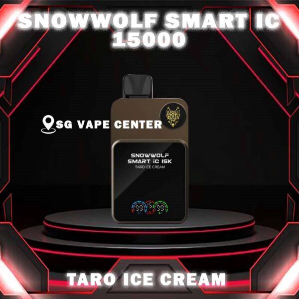 SNOWWOLF SMART IC 15000  ( 15K PUFFS ) DISPOSABLE - SG VAPE CENTER SINGAPORE The SNOWWOLF SMART IC 15000 ( 15K Puffs ) Disposable vape Ready stock in our sg singapore store online shop for same day delivery. This Kit from Snow wolf  company lasted product for singapore vapers choose and enjoy it! available 10+plus flavour! The Snow wolf Powerful To Vape Simple to use! Adjusted the best condition get the best vape experience, and Regulation Voltage ,Customize your distinctive vaping style,Just 1 click to increase 1W. Power range from 5W to 15W. When you vape every puff, there will be a circuit board light display on the backside. The SNOWWOLF LOGO is particularly three-dimensional and prominent, and the overall sense of technology is stronger! New Generation smart chip Intelligent power output, more convenient to vape. 48MHz Working frequency, faster response speed. Ultra-low Standby power consumption,Longer use time. 32-bit image processing technology,better visual effects. Specifition :  Nicotine Strength: 50mg ( 5% ) Battery Capacity: 650MAH Constant Power: 5-15W Charging Port: Type-C Super Charge: 20mins to 80% ⚠️SNOWWOLF IC 15000 FLAVOUR LINE UP⚠️ Blow Pop Blue Power Watermelon Cream Cake Double Mango Kiwi Passion Fruit Aloe Lychee Grape Meta Moon Passion Fruit Yakult Skittles Strawberry Grape Candy Strawberry Kiwi Strawberry Watermelon Taro Ice Cream Watermelon Mint Bubblegum SG VAPE COD SAME DAY DELIVERY , CASH ON DELIVERY ONLY. TAKE BULK ORDER /MORE ORDER PLS CONTACT ME :  SGVAPECENTER VIEW OUR DAILY NEWS INFORMATION VAPE : TELEGRAM CHANNEL