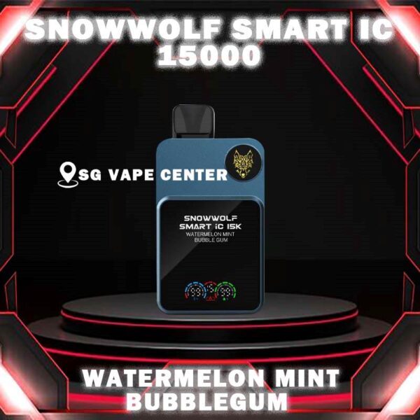 SNOWWOLF SMART IC 15000  ( 15K PUFFS ) DISPOSABLE - SG VAPE CENTER SINGAPORE The SNOWWOLF SMART IC 15000 ( 15K Puffs ) Disposable vape Ready stock in our sg singapore store online shop for same day delivery. This Kit from Snow wolf  company lasted product for singapore vapers choose and enjoy it! available 10+plus flavour! The Snow wolf Powerful To Vape Simple to use! Adjusted the best condition get the best vape experience, and Regulation Voltage ,Customize your distinctive vaping style,Just 1 click to increase 1W. Power range from 5W to 15W. When you vape every puff, there will be a circuit board light display on the backside. The SNOWWOLF LOGO is particularly three-dimensional and prominent, and the overall sense of technology is stronger! New Generation smart chip Intelligent power output, more convenient to vape. 48MHz Working frequency, faster response speed. Ultra-low Standby power consumption,Longer use time. 32-bit image processing technology,better visual effects. Specifition :  Nicotine Strength: 50mg ( 5% ) Battery Capacity: 650MAH Constant Power: 5-15W Charging Port: Type-C Super Charge: 20mins to 80% ⚠️SNOWWOLF IC 15000 FLAVOUR LINE UP⚠️ Blow Pop Blue Power Watermelon Cream Cake Double Mango Kiwi Passion Fruit Aloe Lychee Grape Meta Moon Passion Fruit Yakult Skittles Strawberry Grape Candy Strawberry Kiwi Strawberry Watermelon Taro Ice Cream Watermelon Mint Bubblegum SG VAPE COD SAME DAY DELIVERY , CASH ON DELIVERY ONLY. TAKE BULK ORDER /MORE ORDER PLS CONTACT ME :  SGVAPECENTER VIEW OUR DAILY NEWS INFORMATION VAPE : TELEGRAM CHANNEL