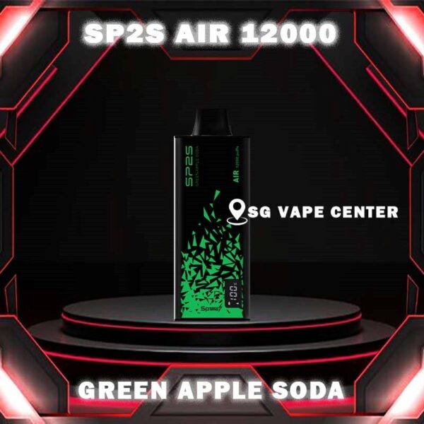 SP2S AIR 12000 DISPOSABLE - SG VAPE CENTER SINGAPORE SHOP Discover the SP2S Air 12000 Puff Disposable , a popular product available at SG VAPER SHOP in Singapore. Find out more about this high-quality vape product and how it can enhance your vaping experience. The SP2s Air 12k is a rechargeable disposable vape device offering up to 12,000 puffs. It is powered by a 600mAh battery and features Type-C fast charging for convenient and quick recharges. This device is known for its sleek design and user-friendly features, catering to vapers who need a long-lasting and hassle-free vaping experience. Available in various flavors, it is highly regarded in Singapore for its reliability and quality. Specification : Approx. 12000 Puffs Capacity 8ml Super Slim Design Mesh Coil Rechargeable Battery 600mAh Charging Port: Type-C ⚠️SP2S AIR 12000 FLAVOUR LINE UP⚠️ Apctic Mint Green Apple Soda Himalaya Jasmine Himalaya Mineral Himalaya Tie Guan Yin Icy Melon Kiwi Passion Guava Lychee Breeze Passion Lemonade Peach Green Tea Plum Guava SG VAPE COD SAME DAY DELIVERY , CASH ON DELIVERY ONLY. TAKE BULK ORDER /MORE ORDER PLS CONTACT ME :  SGVAPECENTER VIEW OUR DAILY NEWS INFORMATION VAPE : TELEGRAM CHANNEL